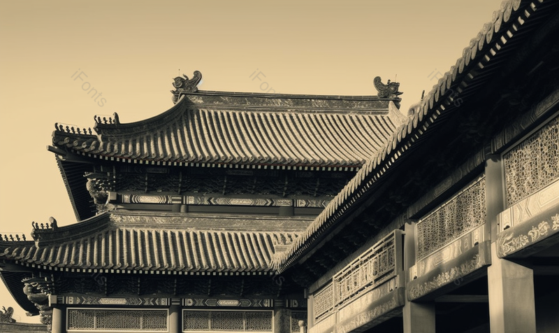 古老的亭台楼阁房屋屋檐建筑背景,高清,摄影图,摄影图片,图片大全,摄影图免费下载